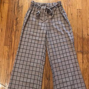 blu pepper wide-leg slacks size M